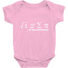 pi delicious math Baby Onesie