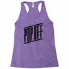 pop off street Racerback Tank