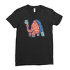 turtle turtleneck Ladies Fitted T-Shirt