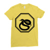 snake black Ladies Fitted T-Shirt