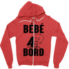 bebe a bord Zipper Hoodie