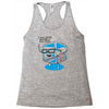 hipster ice cube Racerback Tank
