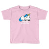 sad unicorn Toddler T-shirt