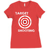 target shooting Ladies Fitted T-Shirt