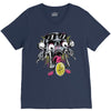 skull biker V-Neck Tee