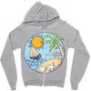 summer ornament Zipper Hoodie