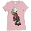 plant vs zombie Ladies Fitted T-Shirt