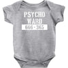 psycho ward  funny  fancy dress horror halloween mental health Baby Onesie