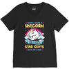 I Wish I Were A Unicorn So I Could Stab Idiots With My Head V-Neck Tee