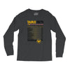Taurus Facts Servings Per Container Long Sleeve Shirts