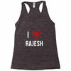 i heart rajesh Racerback Tank