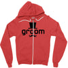 groom Zipper Hoodie