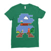Mario Games Ladies Fitted T-Shirt