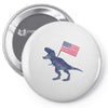 Patriotic T-Rex Pin-back button
