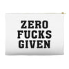 Zero Fucks Given Accessory Pouches