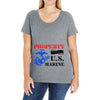 Property of a U.S. Marine Ladies Curvy T-Shirt