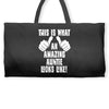this is what an amazing auntie looks like Weekender Totes