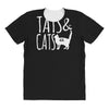 tats and cats All Over Women's T-shirt