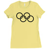olympic rings Ladies Fitted T-Shirt