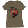 fullmetal circle Ladies Fitted T-Shirt