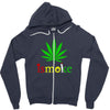 is smoke Zipper Hoodie