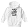 life is better with basketball Youth Hoodie