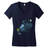 anyone out there Women's V-Neck T-Shirt