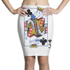 catdog playing card Pencil Skirts