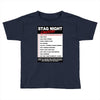 funny stag night checklist, ideal gift, christmas present Toddler T-shirt