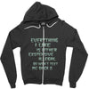 everything i like girls Zipper Hoodie
