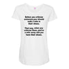 criticize Maternity Scoop Neck T-shirt