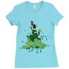 platform in the clouds Ladies Fitted T-Shirt