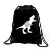 Daddysaurus Drawstring Bags