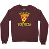 will plie for pizza Crewneck Sweatshirt