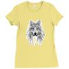 Wolf 1 Ladies Fitted T-Shirt