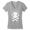 allergic to poison Women's V-Neck T-Shirt