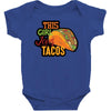 this girl likes tacos Baby Bodysuit