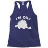 science dinosaur Racerback Tank