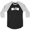 I Love My Pug 3/4 Sleeve Shirt