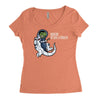 houston we have a problem Women's Triblend Scoop T-shirt