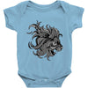 lion zentangle Baby Onesie