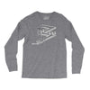 some game involving falling blocks in the style of m.c. escher Long Sleeve Shirts