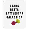bears beets battlestar galactica Mousepad