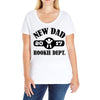rookie new dad 2017 Ladies Curvy T-Shirt