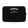 rhinos, they're just fat unicorns Laptop sleeve