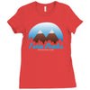 population 51,201 Ladies Fitted T-Shirt