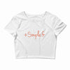 simpe fr Crop Top
