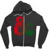 dungeons dragons logo Zipper Hoodie