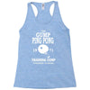 forrest gump   ping pong camp   cult film Racerback Tank