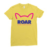 pussy roar - women's march alliance Ladies Fitted T-Shirt